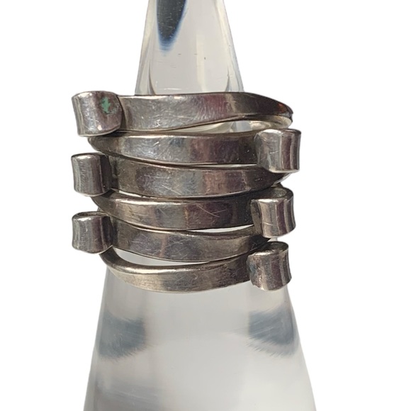 unbranded Jewelry - Vintage Modernist Design Sterling Silver Ring Women’s Jewelry Ring